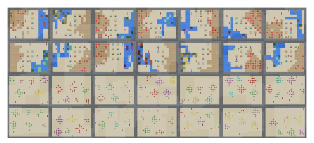 Figure 1 from OpenSocialJax: Evaluating Social Adaptation in Sequential Social Dilemmas with Open-Ended Environmental Dynamics